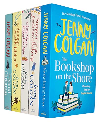 Jenny Colgan Collection 5 Books Set (The Bookshop on the Shore, Summer at Little Beach Street Bakery, The Little Shop of Happy-Ever-After, The Summer Seaside Kitchen, An Island Christmas)