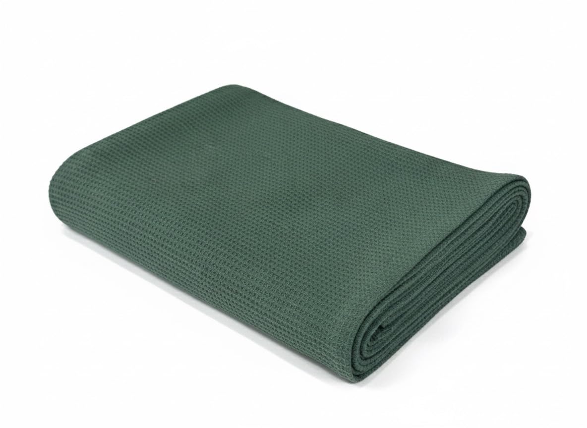Organic Cotton Waffle Bath Towels - GOTS Certified -3 Organic Cotton Waffle Bath Towels - GOTS Certified -3