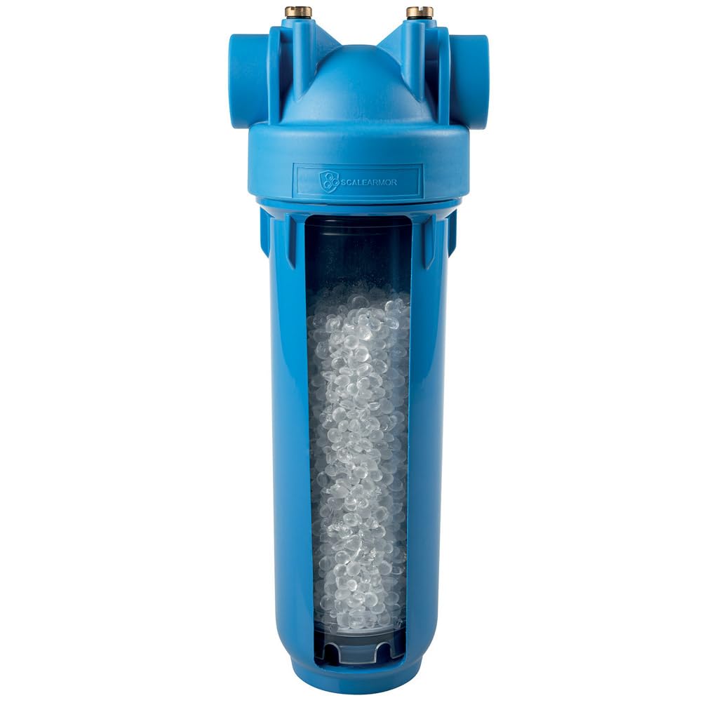 purway® POP 10 ScaleArmor System 1" OT - Anti Kalk Filter Trinkwasser | Trinkwasserfilter reduziert Kalkablagerungen und sorgt für eine längere Lebensdauer von Geräten und Leitungen