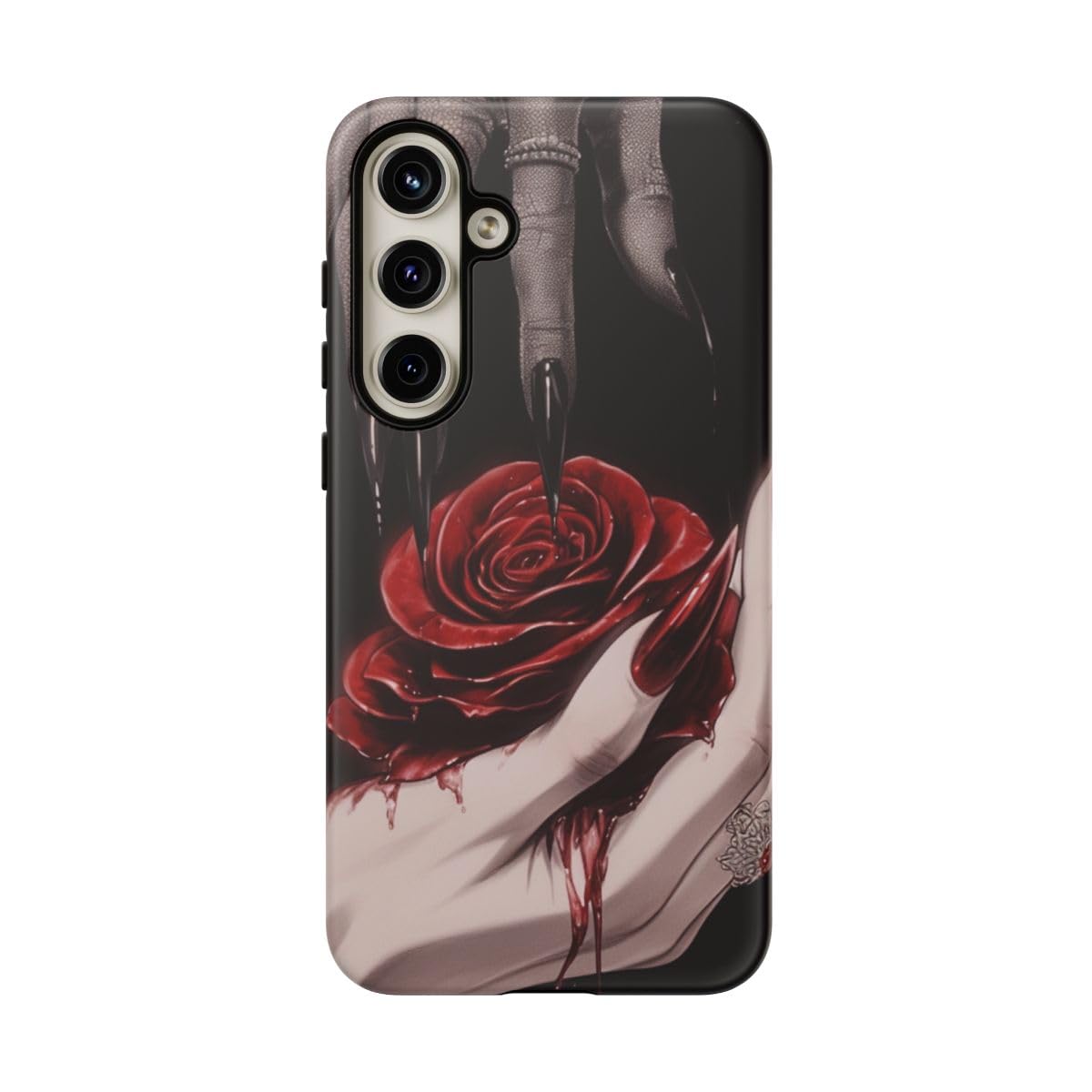 Coque rigide Samsung S24 Plus rose saignante mate anti-rayures - 5