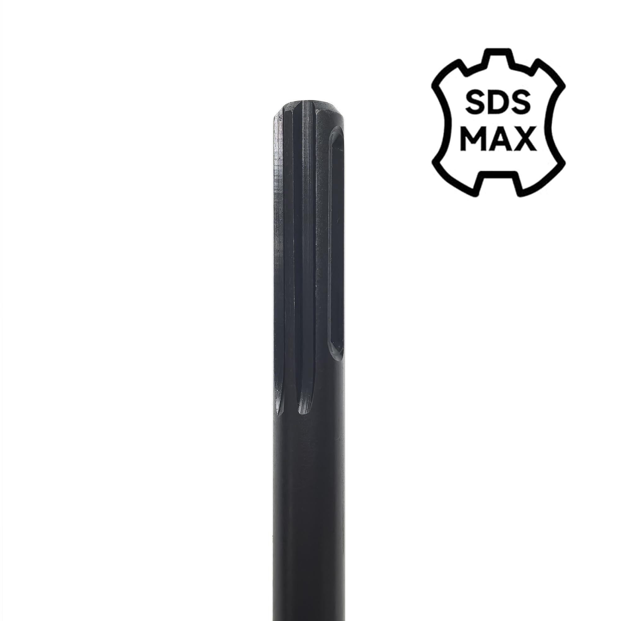 43 cm SDS Max męski na SDS Plus żeński drążek przedłużający z adapterem uchwytu szybkiego wymiany, długość 43 cm, stal stopowa 40Cr, do głębokiego wiercenia i trudno dostępnych przestrzeni