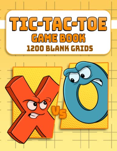 Tic-Tac-Toe Game Book 1200 Blank Grids: Travel Games, Noughts and Crosses Blank Tic Tac Toe Games (For Kids and Adults) Fun Activities for Kids, Smart Gifts for Family image 2