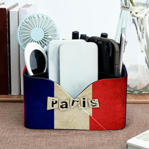 Organiseur de bureau avec 4 compartiments séparés pour fournitures - 7