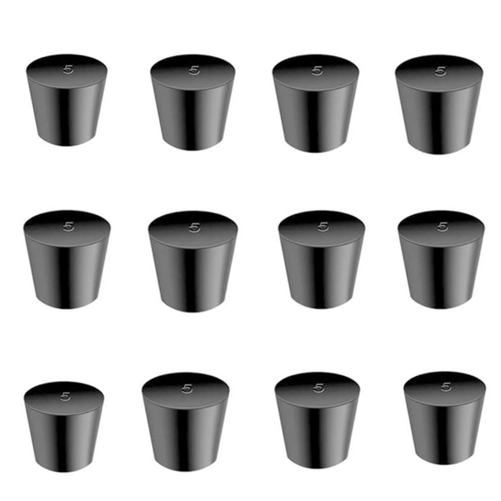 30Pcs Solid Rubber Stoppers 000# - 8# Tapered Lab Bungs Solid Rubber Stoppers 11 Assorted Sizes — Amazon image 14