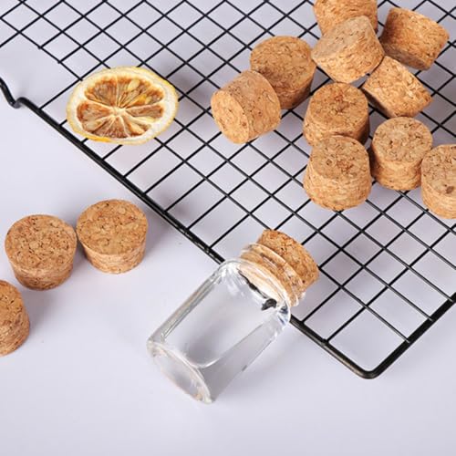 100 Tapones de corcho sintético para vino, pack de 10 tamaños para conservar bebidas 7