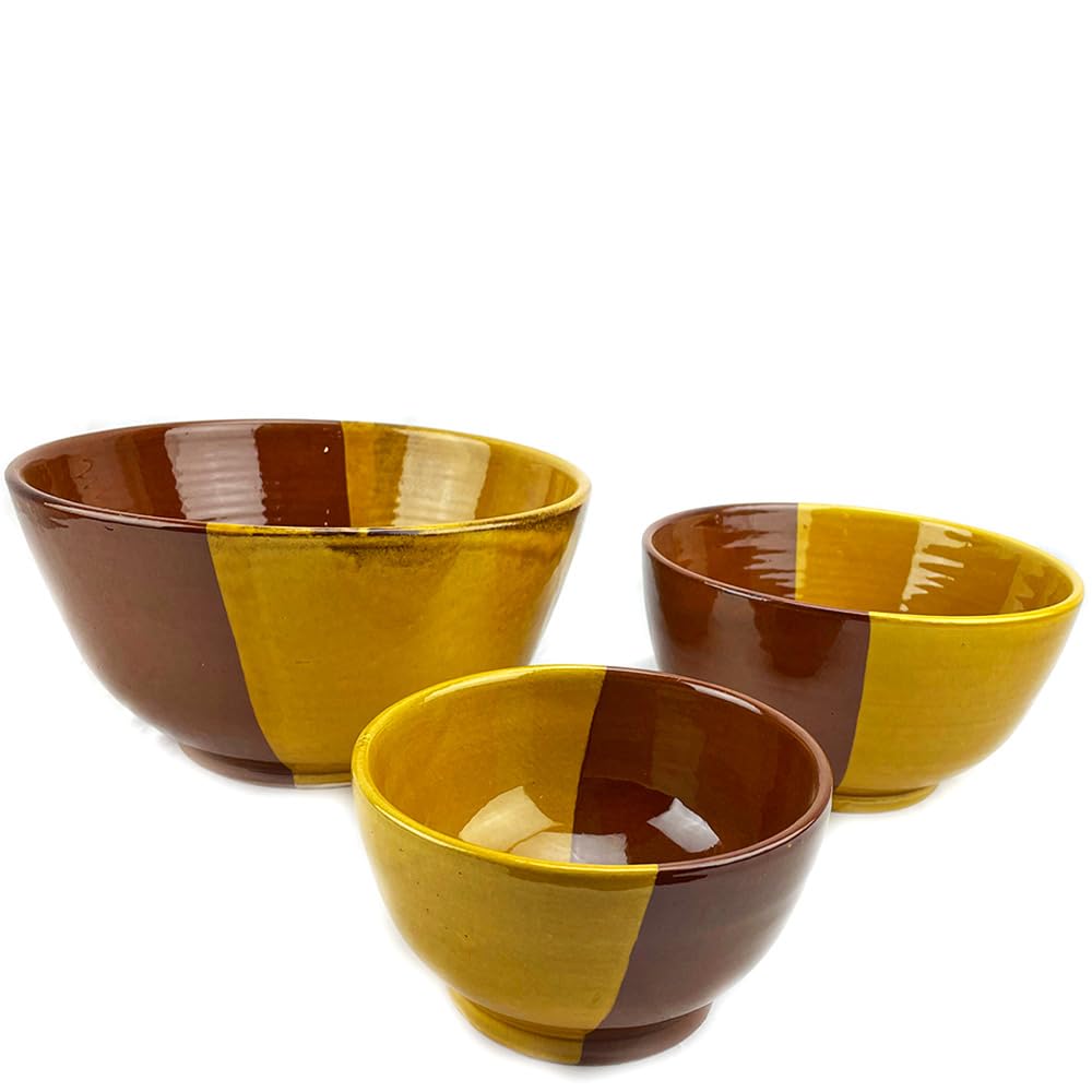 Lot de 3 bols marocains berbera
