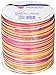 Produktbild PRÄSENT C.E. Pattberg Raffia-Multicolour Bastband pink-gelb-rot, 50 m Geschenkband zum Einpacken, 5-strängiges Bastelband für Geschenke, Zubehör zum Dekorieren & Basteln