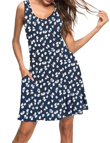 Robe d'été décontractée sans manches confort absolu - 2