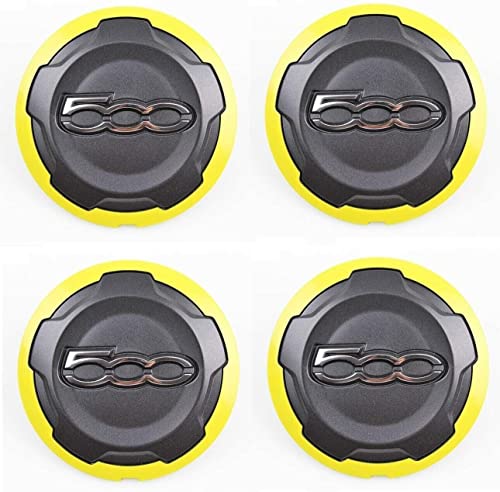 Coppe Ruota Coprimozzo Bordo Giallo Originale