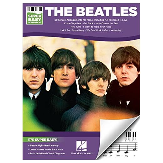 The beatles - super easy songbook piano: 60 Simple Arrangements for Piano
