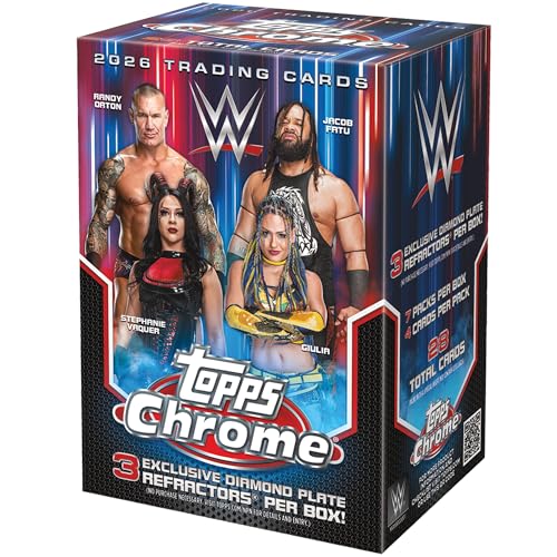 2026 Topps Chrome WWE - Factory Sealed - Value Box