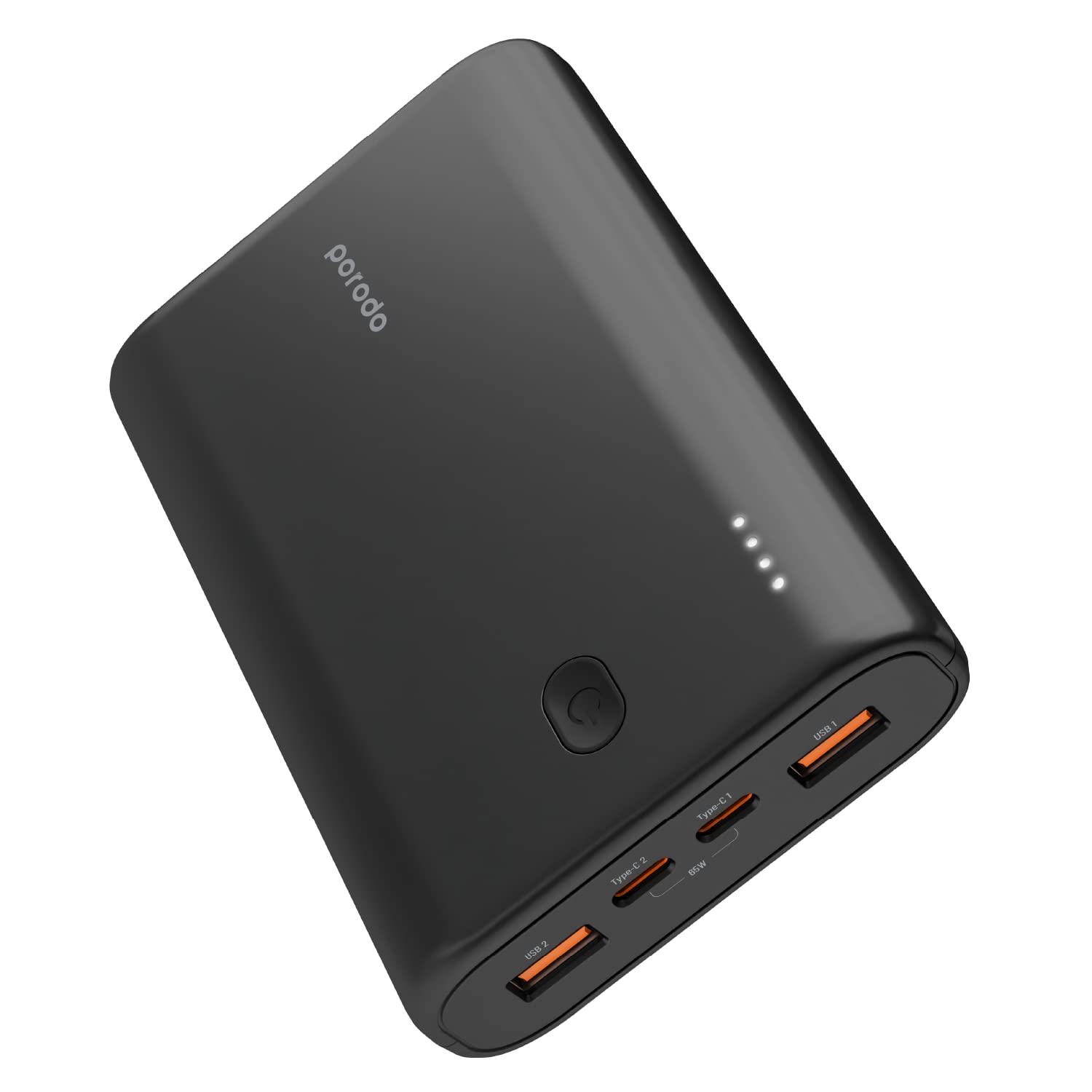Porodo 20000mAh 65W + 22.5W Power Bank - Black