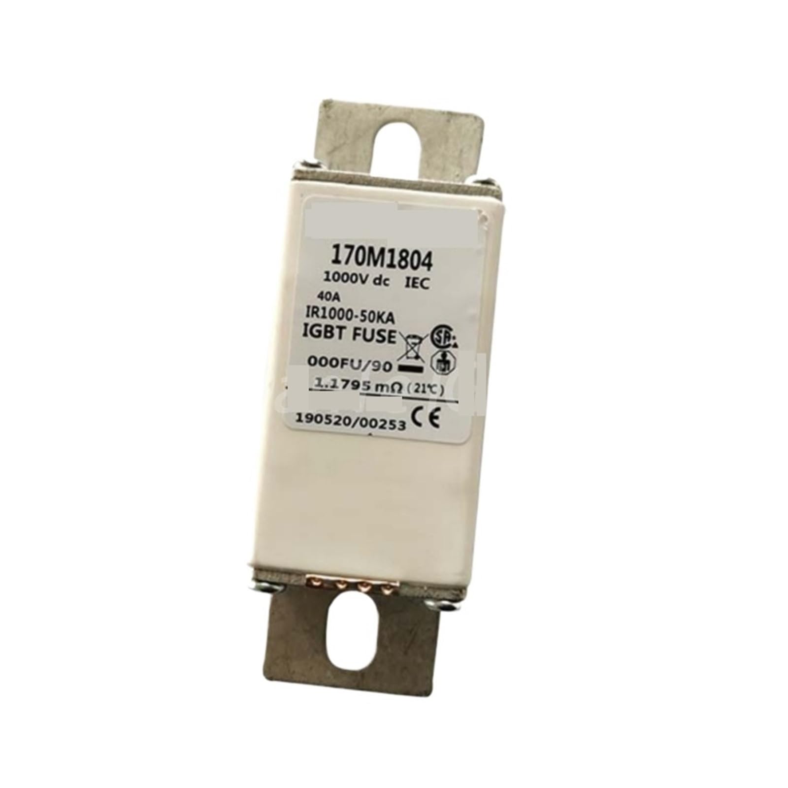Fusible 170M1804 standard industriel pour armoire electrique et variateur