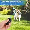 BARKIE Dog Training Clicker with Finger Ring 2 Pack, Puppy Essentials for Behavior Training, Portable Pet Supplies for Dog Walking Accessories(Black & White)