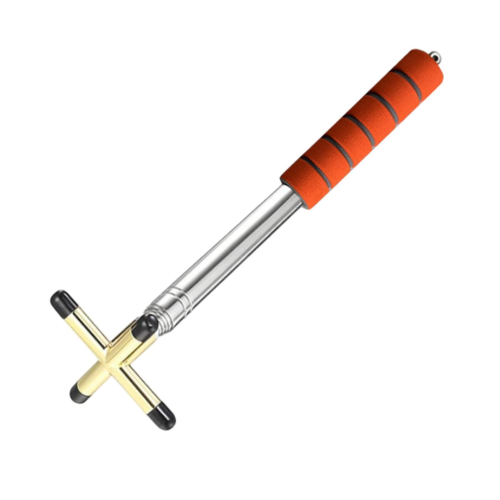 Retractable Billiards Cue Stick Bridge Support for Home Practice Competition Golden Cross-image-46