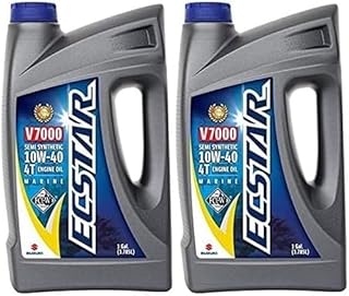 2 Pack ECSTAR V7000 10W-40 Marine 4-Stroke Engine Oil 990C0-01E30-GLN | 2 Gallons 990C0-01E30-GLNx2