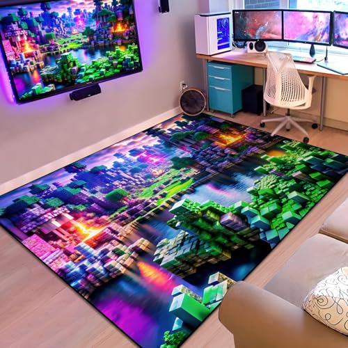 Tapete decorativo con diseño pixel para habitaciones infantiles miniatura 5