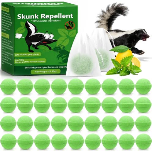 36 Pack Natural Skunk Repellent...