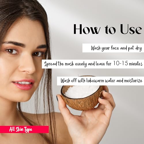 Image of Pink Root Coconut Face Mask, Advanced hydration, Anti-ageing, reduce blemishes, 100ml