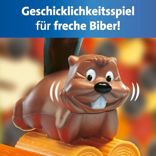 Ravensburger 22246 - Billy Biber - Geschicklichkeitsspiel für ruhige Hände - Spiel für Kinder ab 4 Jahren, Familienspiel für 1-4 Spieler - magische Zauberfolie
