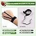 HIGHRAZON 4PCS Football Down Indicator Wristband, Durable Referee Wristband for Football Matches, Comfortable Officials Gear Essential Sports Accessories for Umpires Officiating Wear