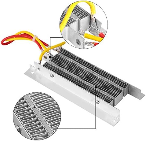 PTC Heating Element, 400W 12V Electric Ceramic Thermostatic Insulation Air Heater Kit