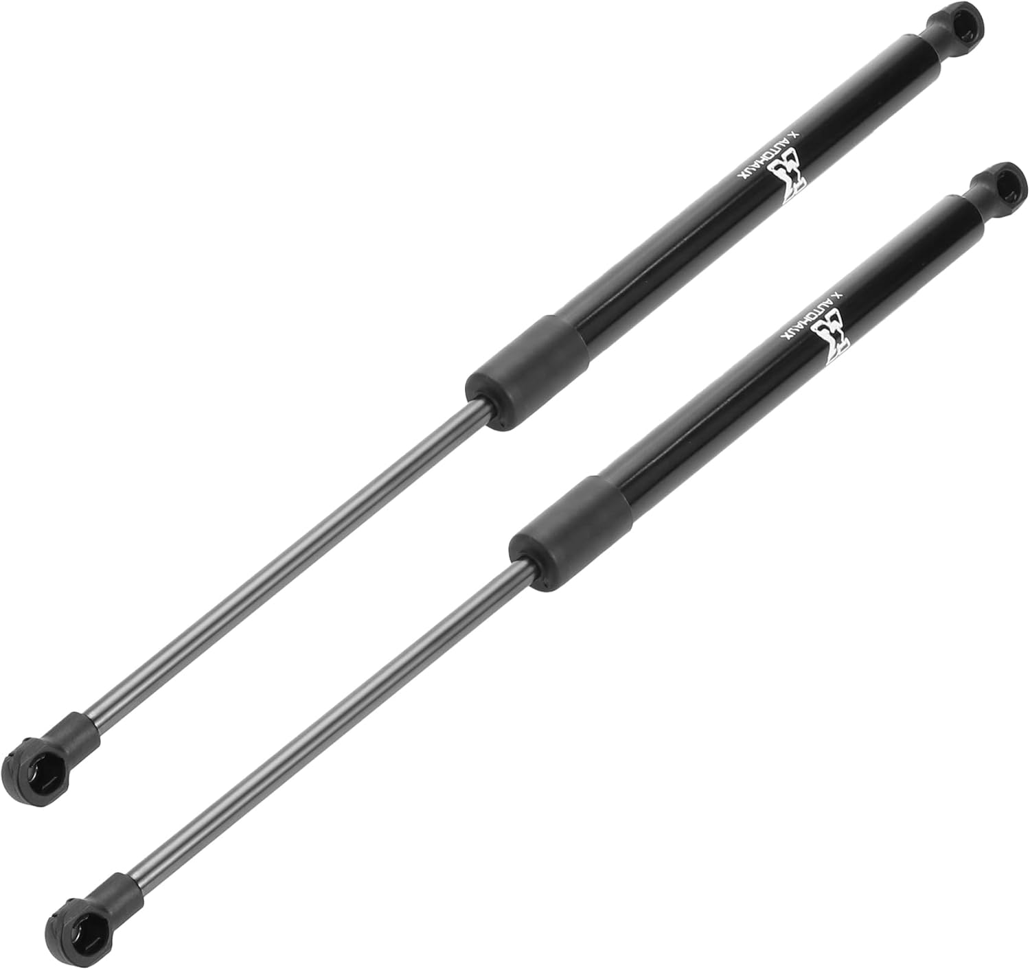 X AUTOHAUX 2Pcs 16 Inch 33 Lbs/ 150N Black Lift Supports Struts Shocks Gas Spring Universal for RV Car Truck Boat