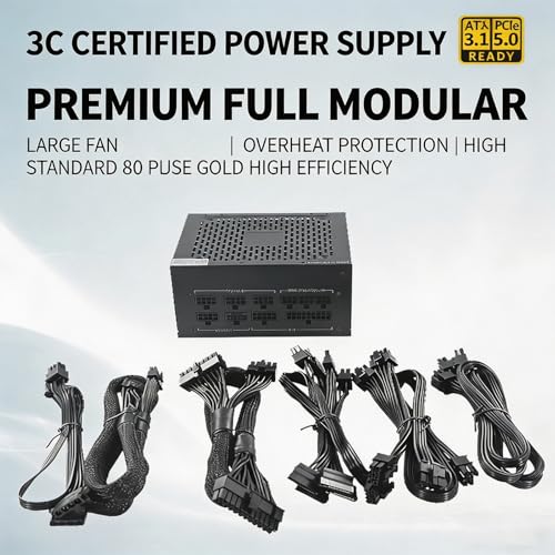 Bloc d'alimentation 500 W pour ordinateurs grand format et stations GPU - 2