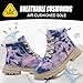 CORANSBER Womens Steel Toe Boots Lightweight Comfortable Fashion Safety Boots Composite Toe Industrial Construction Work Shoes Men