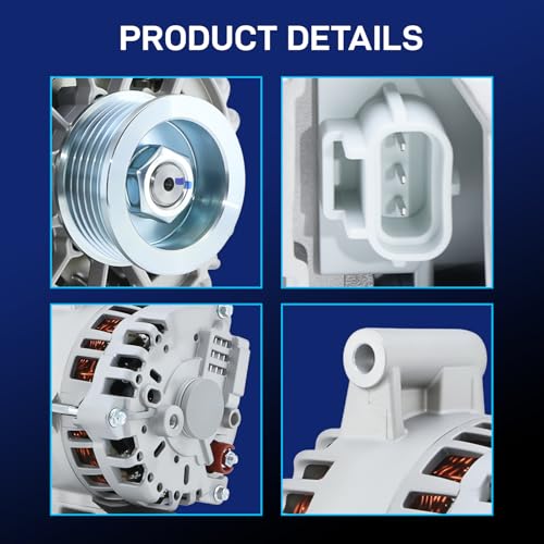 Image of New Alternator Replacement for Ford Escape 2001 2002 2003 2004, V6 3.0L, Mazda Tribute, 1L8U-10300-CD, 1L8U-10300-CE, 1L8Z-10346-CB, AJ03-18-300A, AJ03-18-300B, 1-2414-11FD, 90-02-5122, 8259N