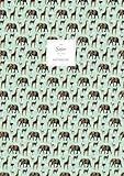 Safari Notebook - Lined Pages - A4 - Premium: (Mint Green Edition) Fun Animal Notebook 192 lined pages (A4 / 8.27x11.69 inches / 21x29.7cm)