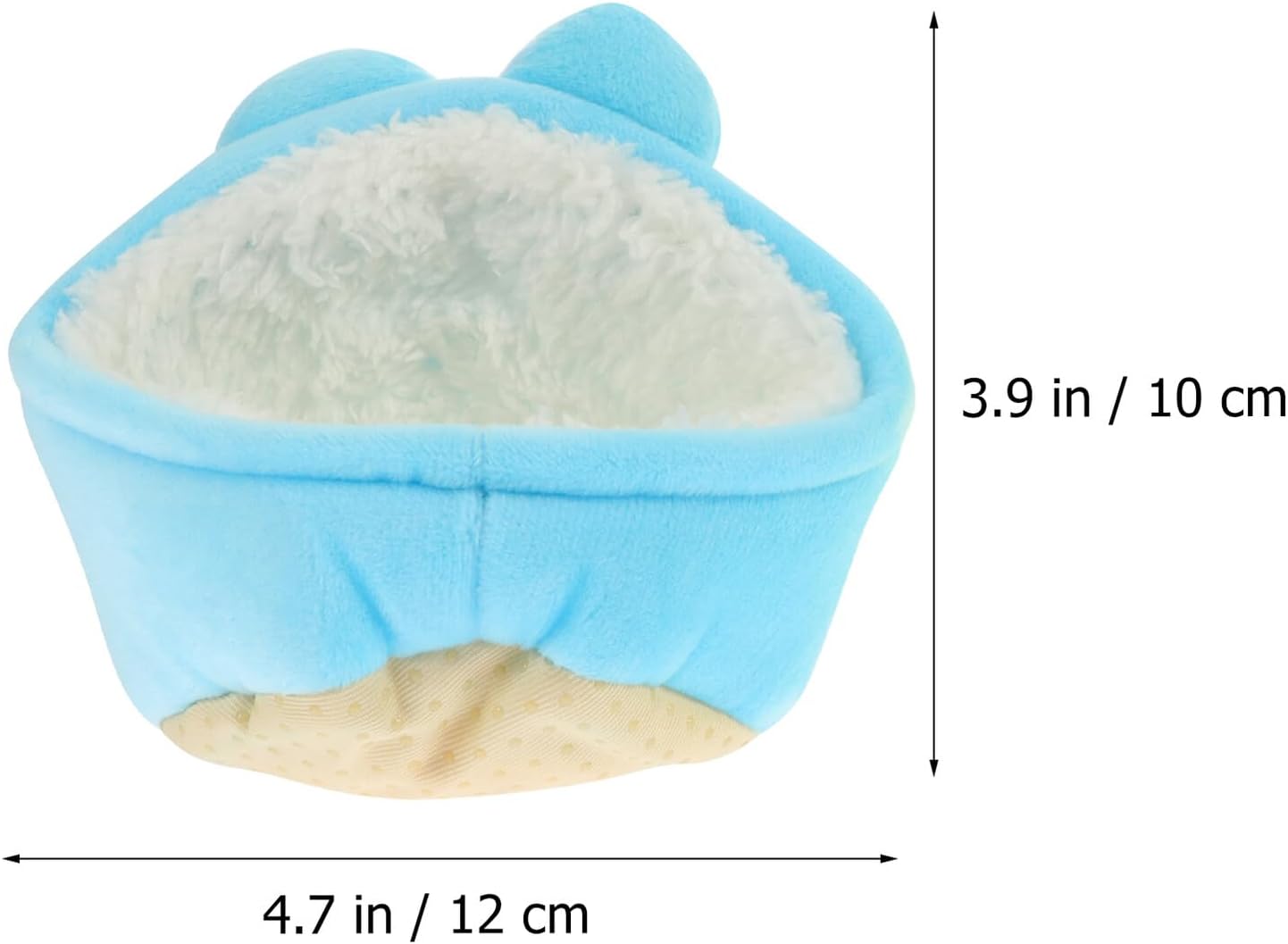 Toddmomy 2pcs Hamster Cotton Nest Pet Sleeping Bed Warm Soft Small Animal House for Winter Cozy Resting Shelter Suitable for Hamsters and Small Pets