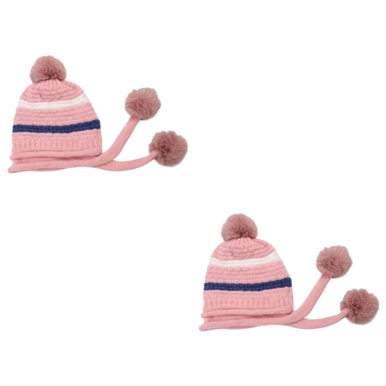 SHERCHPRY 2 Piezas Tocado Sombreros De Niños Orejeras para Niños Gorros De para Gorra para Hombres Cálido Gorro De Esquí Sombrero De Niñas Pequeñas De Las Mujeres Sombrero Cálido Invierno