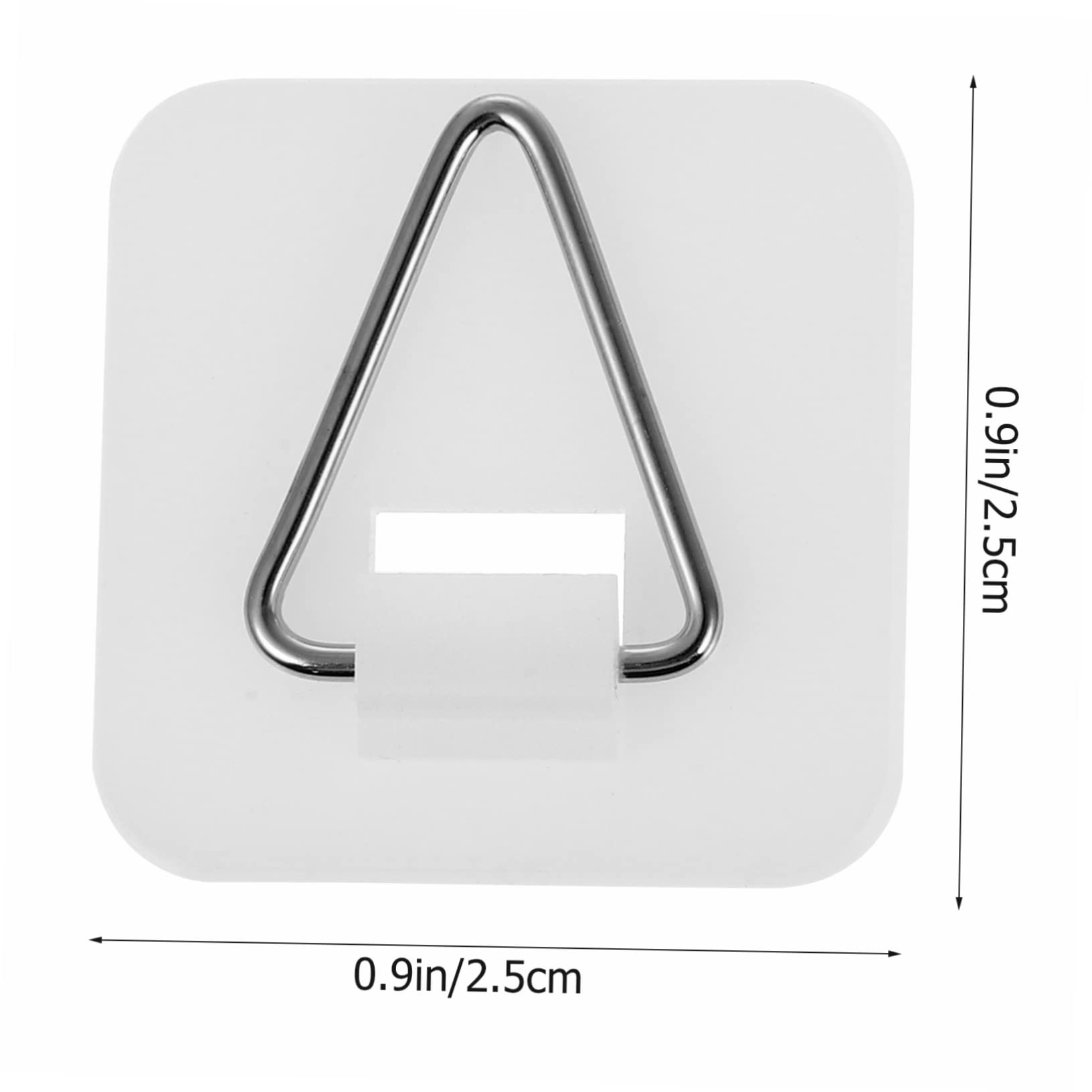 ABOOFAN Invisible Plate Hanger Hook Small Size Kitchen Plate Hanging Hook Desk Hanger