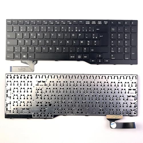 Clavier français Fujitsu Lifebook E554 E556 E753 Azerty remplacement ordinateur