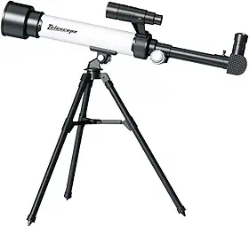 DM Toys, Telescopio Infantil Luneta Astronômico Tripe 360º Ocular 60x
