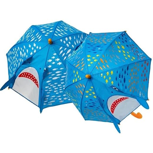 Best umbrella for boys 3D Colour Changing Shark Kids Umbrella
