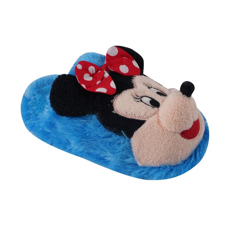 Krystle Mickey Mouse Toddler Boys Plush fur Slippers with 3D Ears (8 Years)(Blue) (B0DC1TCBJK) Amazon Price History, Amazon Price Tracker