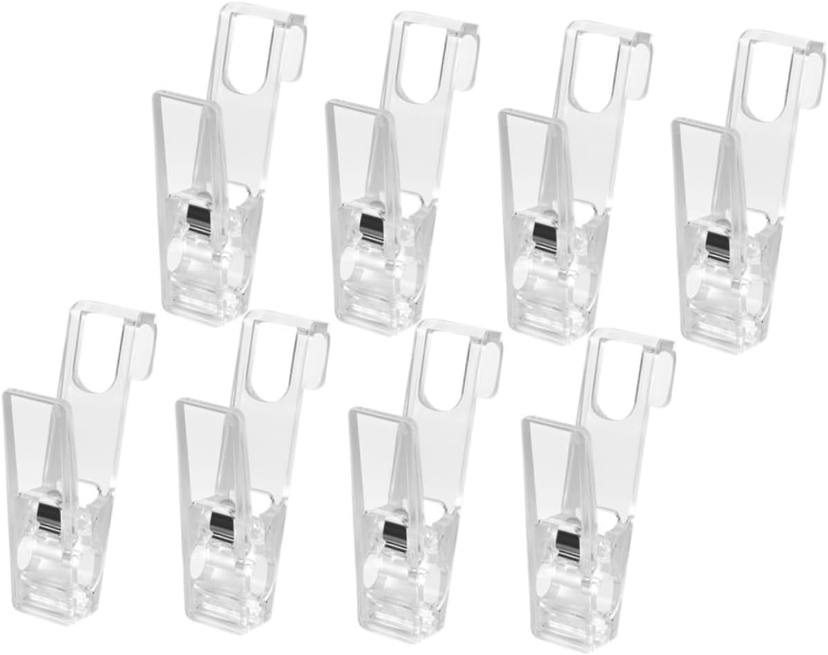 SHINEOFI 16pcs Windproof Laundry Clips Transparent Clothespins for Drying Clothes Strong Non- Grip Multi-Functional Hangers for Pants Skirts Towels Accessories Clips