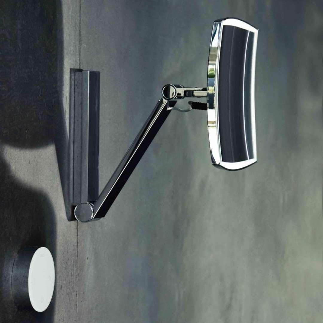 Keuco Cosmetics Mirror, 20L x 20B cm, Silver