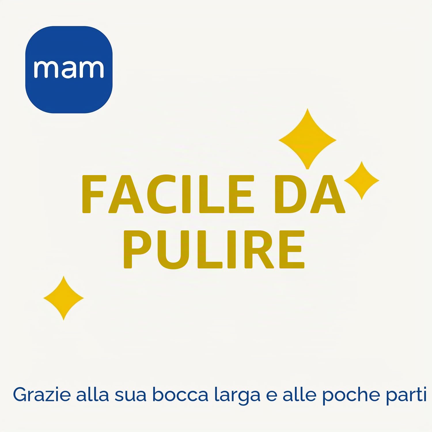Istruzioni in Lingua Straniera - Mam Easy Active Baby Bottle, Biberon Grande per Apprendimento Ergonomico, Facile da Impugnare, Tettarella N. 3 in Silicone e Coperchio Salvagoccia, 4 Mesi, Blu, 330 Ml