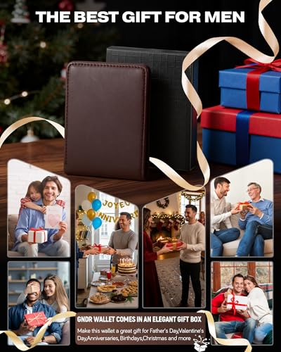 GNDR Faux Leather Slim Wallet