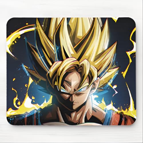 Image of MS ART & CRAFT Anime Gaming Mouse Pad, Dragon Ball Super Design, Dual-Color Theme Best for Computer, PC, Laptop (Model 4)