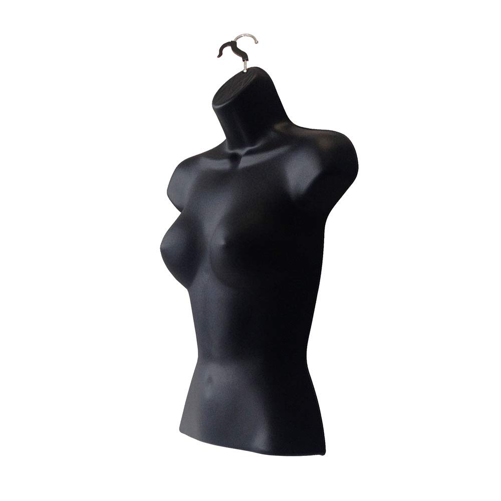 Buy 3Pack Female Mannequin Torso, Dress Form Hollow Back Body or T