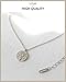 LUUK LIFESTYLE Feminine necklace in stainless steel with Tree of Life pendant and HAPPINESS gift card, trendy jewellery for women, 19” length, nature lovers, meditation zen motif, yoga jewel, silver