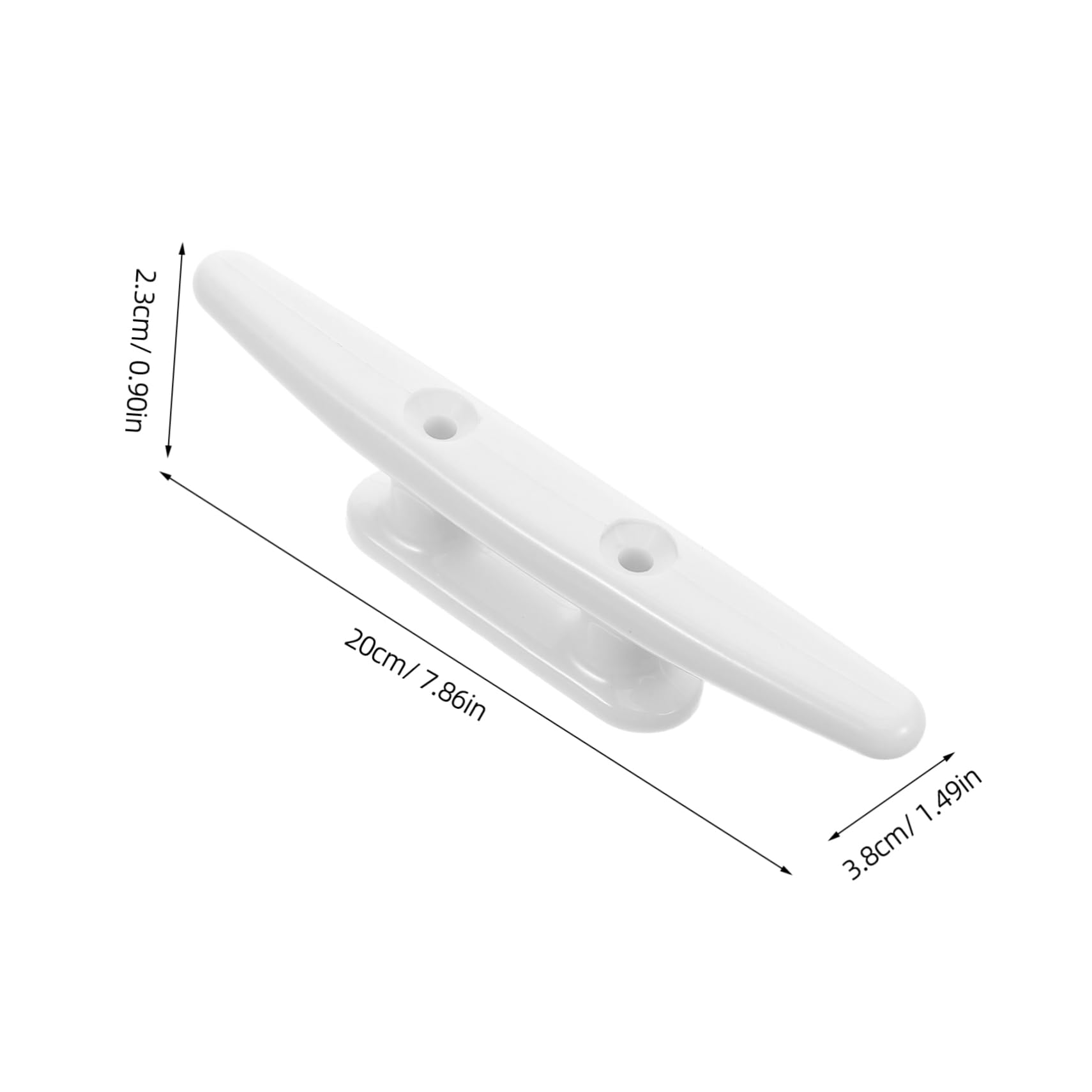 MUELODSIC Nylon Dock Cleat for Boats and Kayaks Reliable Cleat for Anchoring Mooring and Docking Compact and Lightweight Boat Accessories for Secure Rope Fastening