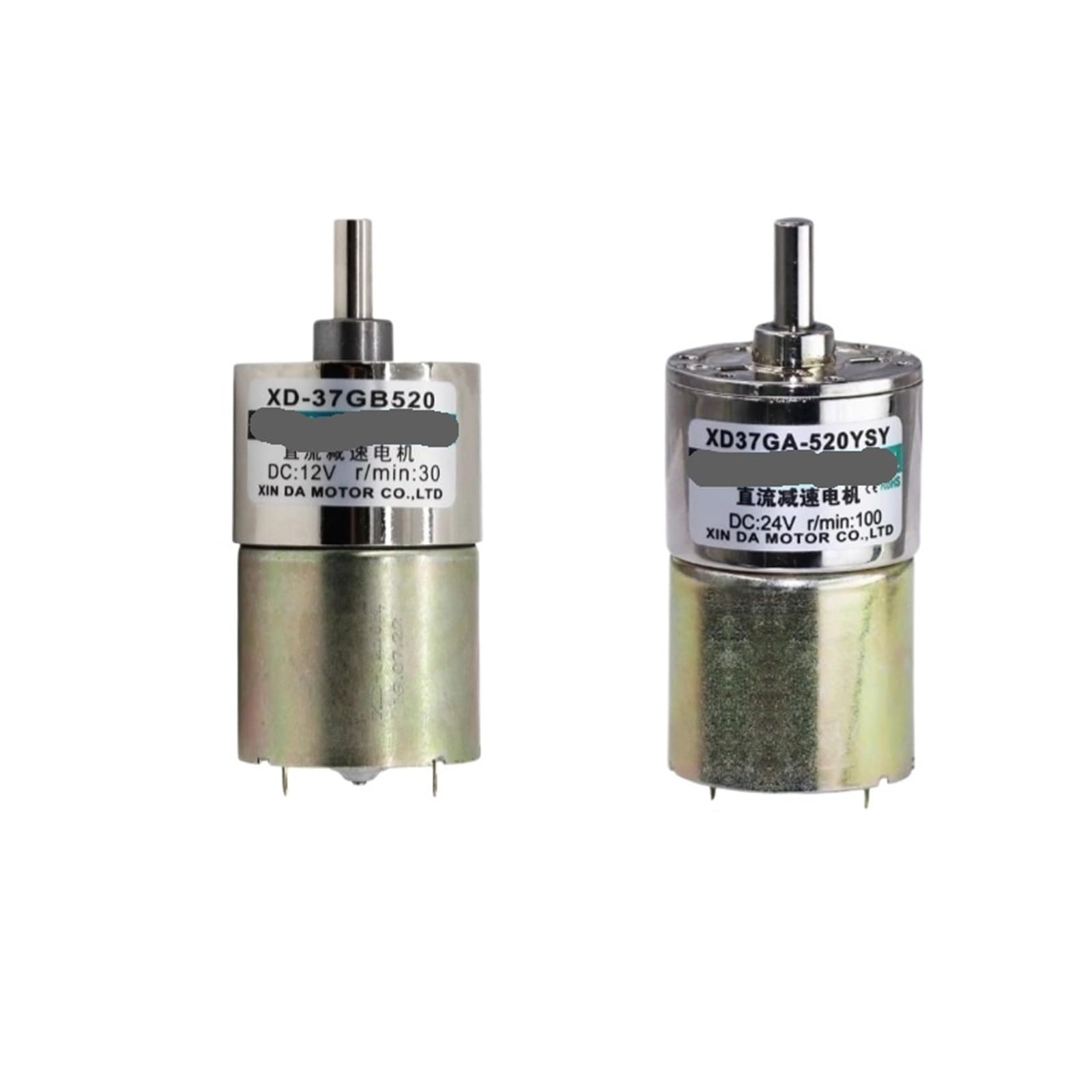 TSIOHKBS DC12V 24V Small Electronic Starter Speed Regulation, Low-Speed, Slow Forward and Reverse Permanent Magnet Gear Turbine (24V,5RPM)