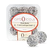 Low Carb Rum Balls - 12 Pack - Only 1 Net Carb Per Ball - Best Tasting Diet Product Ever!