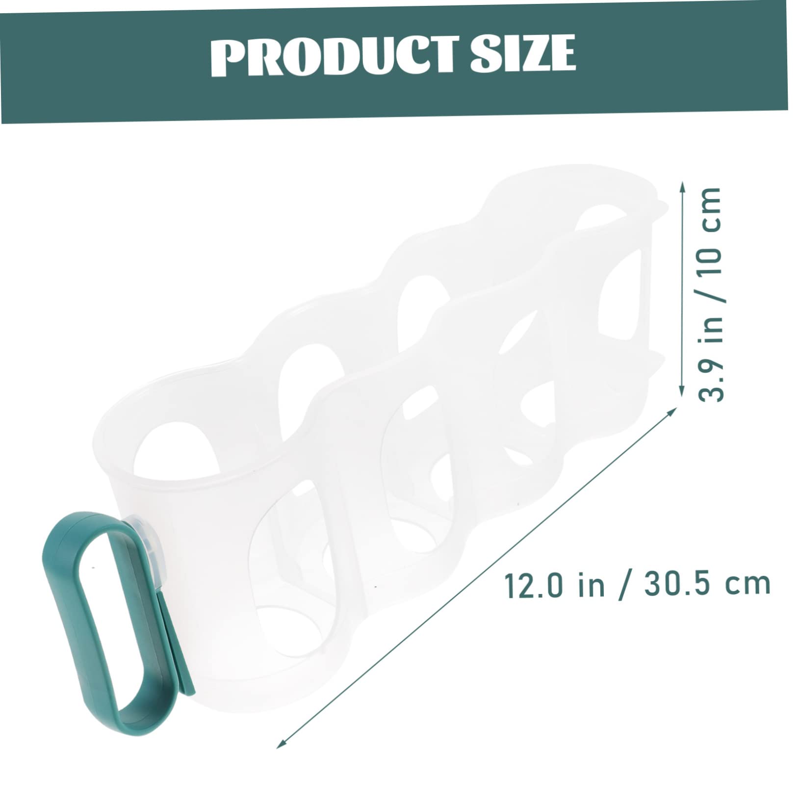 SOLUSTRE Soda Holder for Refrigerator Can Fridge Organizer Drink Dispenser Storage Bin