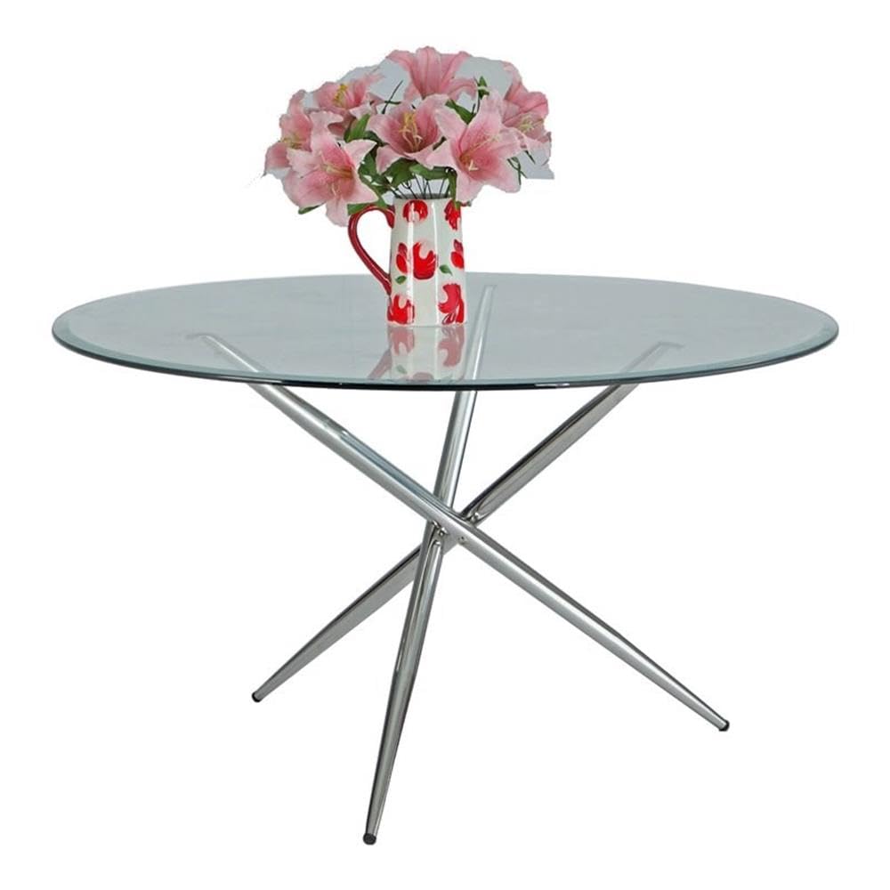 Photo 1 of ***TRUCK/TRAILER PICKUP ONLY***Milan Patience Round Glass Dining Table